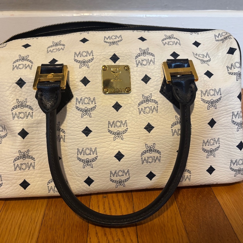 MCM medium Boston bag
